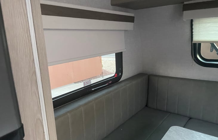 Left side window with pull down window panel, new