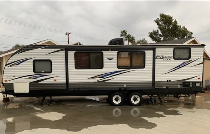 Easy and lightweight.  My F150 tows it with no issues.