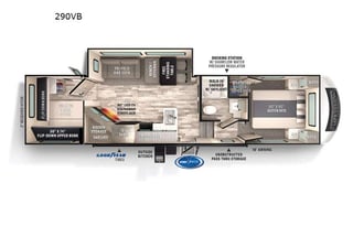 2021 Forest River 290vb. Delivered and set up