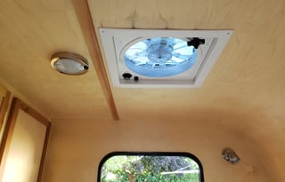 Cute Retro Red Teardrop Trailer