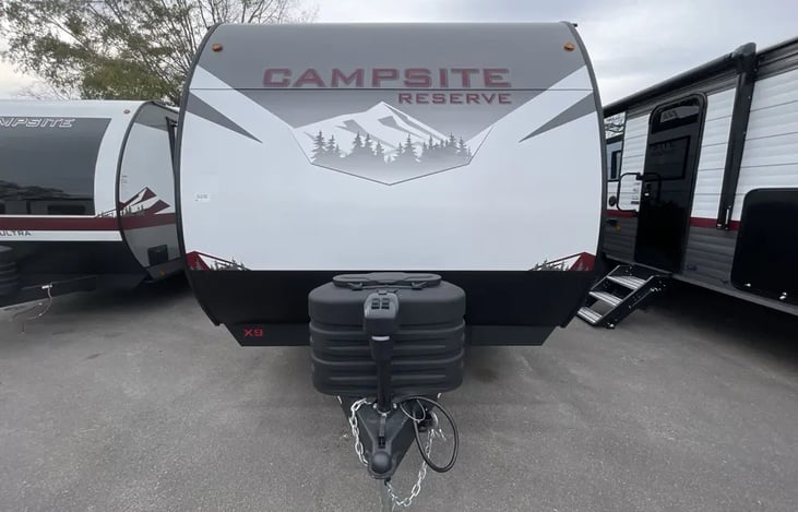 front view of camper