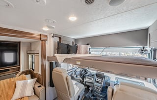 Luxury 2021 Coachmen Mirada Can Sleep up to 7 adults or 8 with kids.