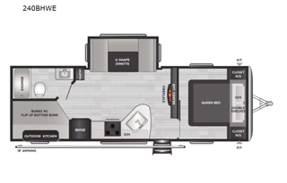 24ft Keystone Springdale 240BHWE Travel Trailer