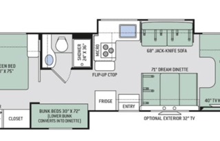 C13 Thor 10 Sleeper w Bunks 2 SlideOut Rooms WiFi