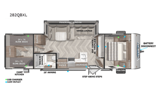 2022 Forest River RV Salem Cruise Lite 282QBXL