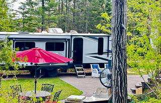 Camper's Cove:  Luxury on Lake Superior (Pup too!)