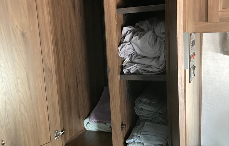 Linen and clothes closet