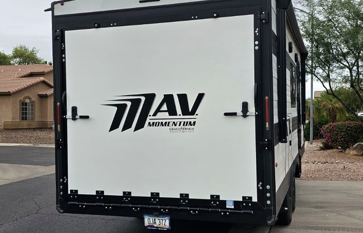 Rear exterior with full-width ramp access