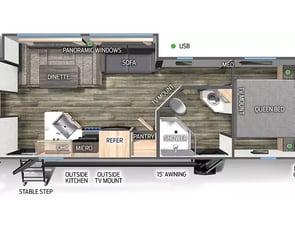 Forest River RV Cherokee Grey Wolf 29QB