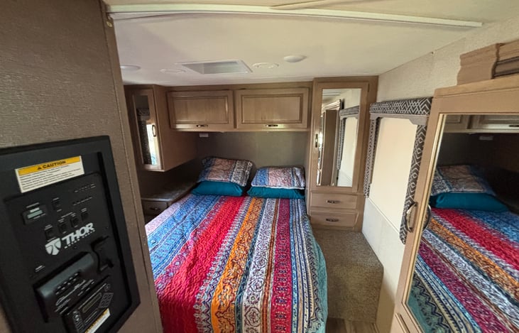 Foam based queen mattress.