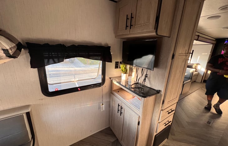 Bunkhouse entertainment area