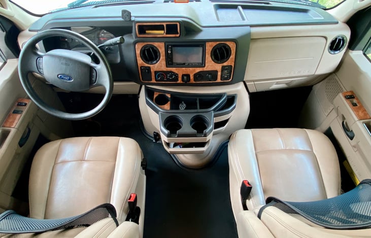 Leather interior, added back support on driver and passenger seats.