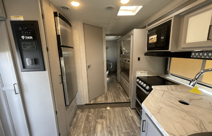 Large refrigerator with plenty of space for storage