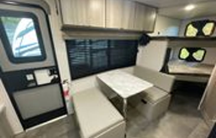 Kitchenette turns in to extra sleeping space!