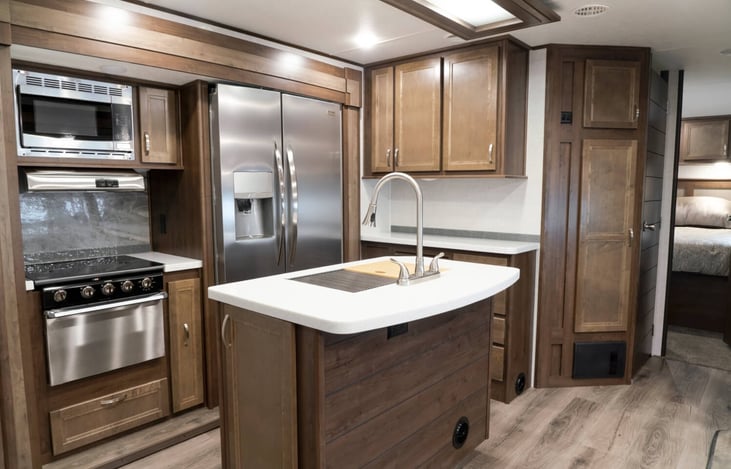 Full size residential fridge.