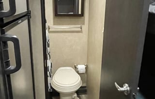 Cozy, comfy travel trailer