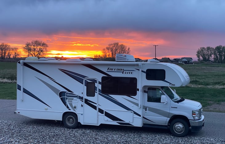 Sunset over Montana