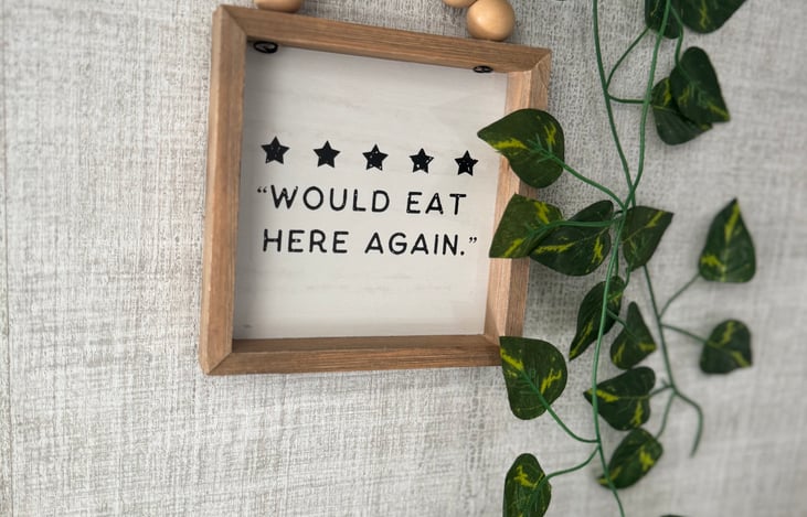 Above and beyond for my guests!