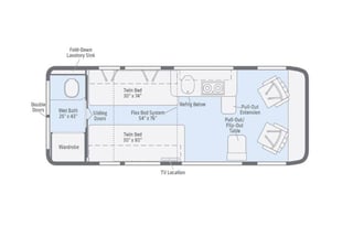 Newly Serviced! LUXURY Winnebago Camper Sleeps 2