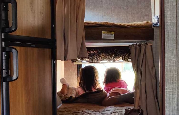 Bunk beds linens not provided