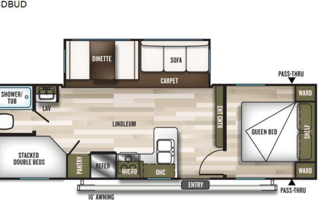 2023 Forest River RV Wildwood 28DBUD