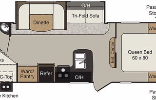 2017 Keystone RV Passport 2670BH Grand Touring