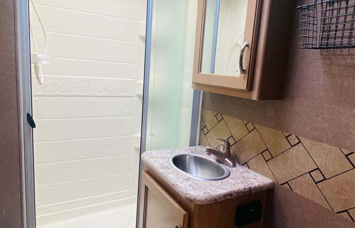 bathroom with shower