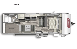 2022 Dutchmen RV Coleman Lantern LT Series 274BHWE