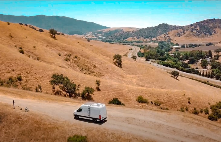 The Lotus Van in Santa Barbara County