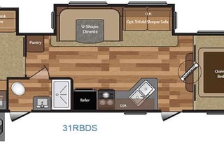 2 Bedroom Bunk Style Keystone Hideout Luxury