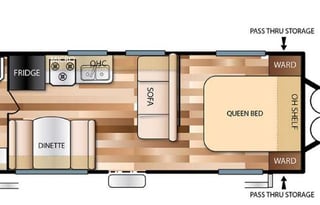 2016 Forest River RV Wildwood X-Lite 241QBXL