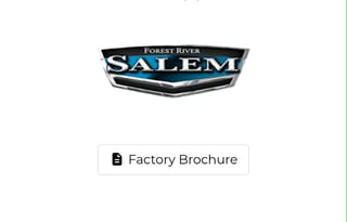 2020 Forest River RV Salem 28FKV
