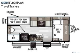 2020 Forest River RV Rockwood GEO Pro 19BH
