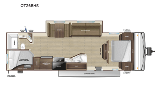 2022 Highland Ridge RV Open Range bunkhouse