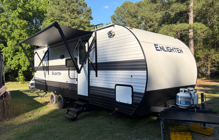 Awning extended