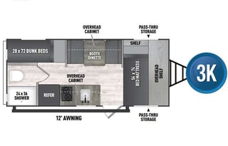 2023 Coachmen RV Clipper Cadet 17CBH