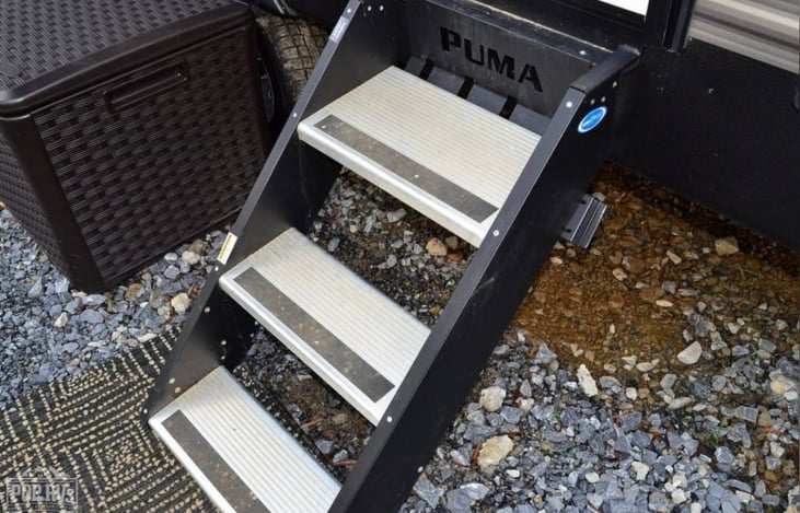 Safety Steps to camper