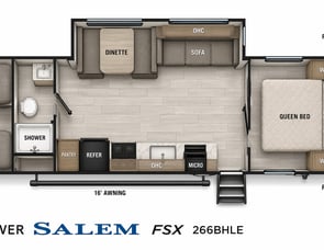Forest River RV Salem FSX 266BHLE