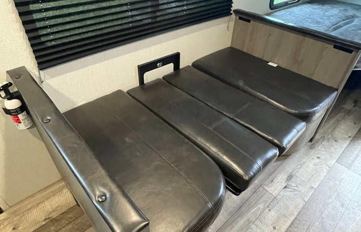 Kitchen Dinette Converted to Bed