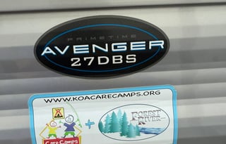 2021 Prime Time RV Avenger 27DBS