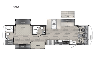 2022  Class A RV 38FT W/Bunk Beds / 2 Full Baths
