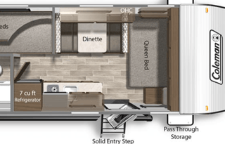 2021 Coleman The Lantern LT 17b