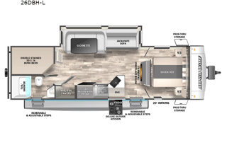 Brand New 2023 Modern Style Alpha Wolf Bunk House!