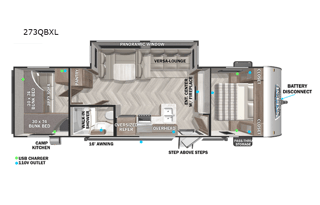 2022 Forest River RV Salem Cruise Lite 273QBXL