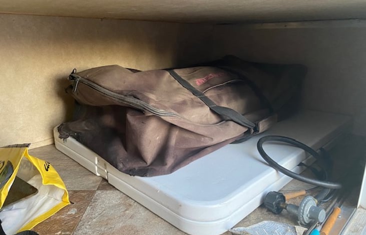 Folding table and a few hotdog sticks

Optional Rental: camp Chef