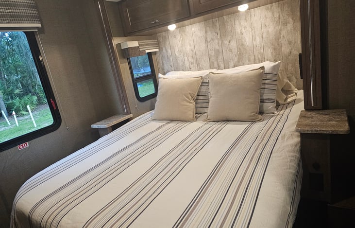 Step into comfort and enjoy relaxation.