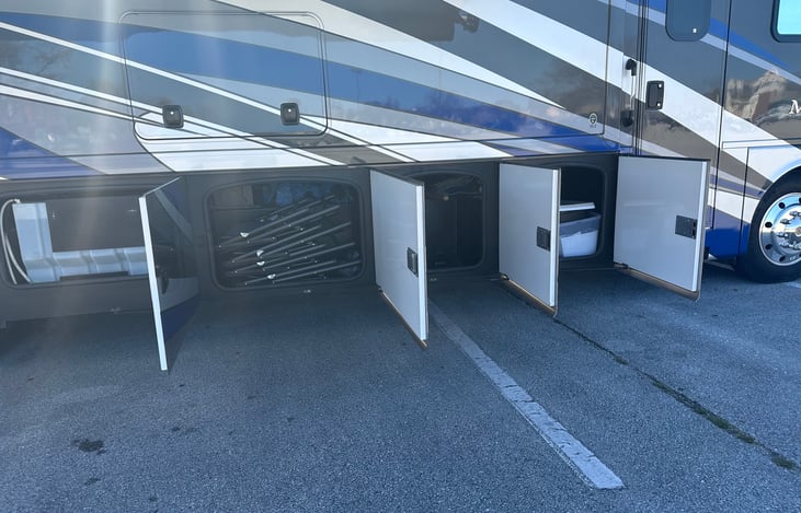 Storage on passenger side