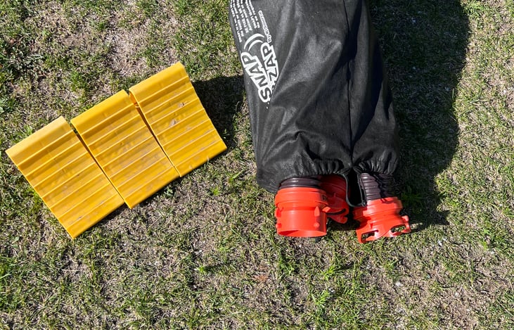 All the tools to set up the RV