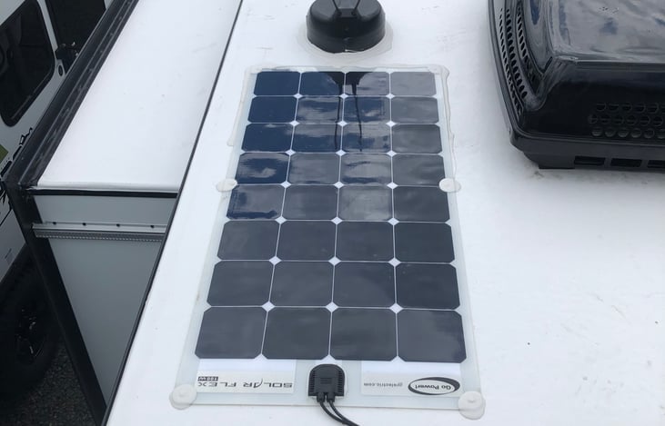 Solar set up is trouble free. Lithium Battery ready for your un-plugged trip!
