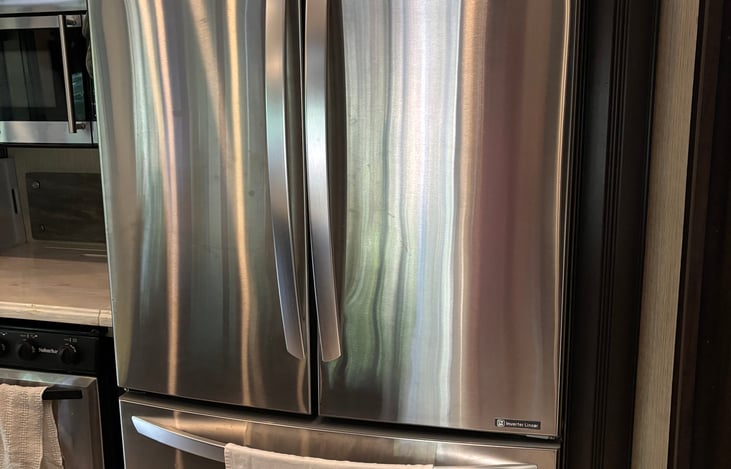 Full-size residential fridge